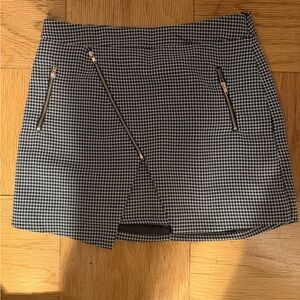 Mustard Seed Monochrome Houndstooth Skirt